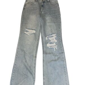 Vervet Leslie 90’s Flare Distressed Jeans